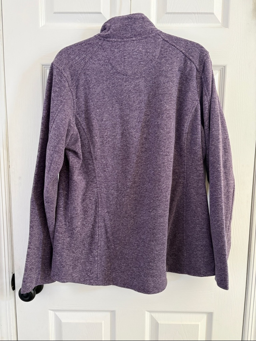 Duluth Trading Co Heathered Lavender Full-Zip Utility Jacket - Picture 3 of 4